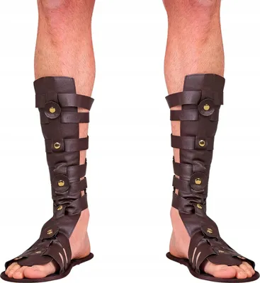 Produktbild von Mittelalterliche Sandalen eines römischen spartanischen Kriegers Gladiator Griechisch