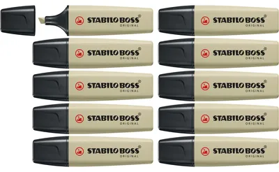 Immagine prodotto di STABILO BOSS ORIGINAL NatureColors evidenziatore 10 pz Punta smussata Verde