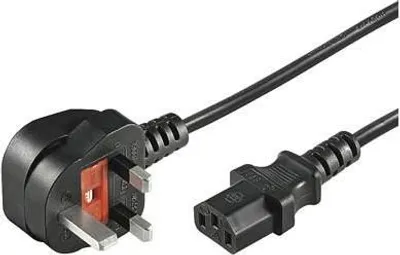 Produktbild von Microconnect PE090405, 0,5 m, Netzstecker Typ G, C13-Koppler, H05VV-F, 250 V, 10 A
