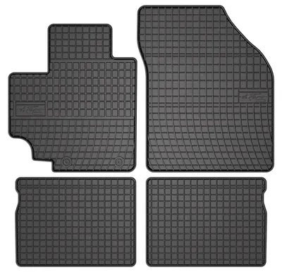 Produktbild von Gummi-Fußmatten für Suzuki Celerio 2014- (Schrägheck) – 4-tlg, Schwarz, passgenau – Wielganizator SolidPRO