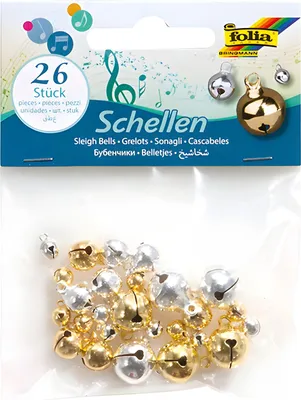 Produktbild von Folia 12620, Bastelset für Kinder, Gold, Silber, 26 Stück(e)