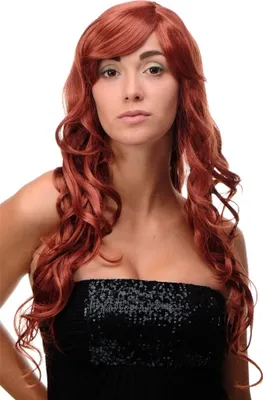 Produktbild von WIG ME UP Perücke Dunkel-Kupferrot lang wallendes Haar 9204S-135
