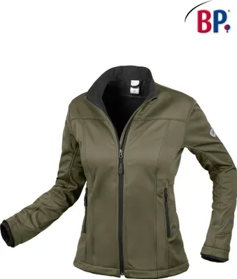 Produktbild von BP® Softshelljacke für Damen - oliv - XL
