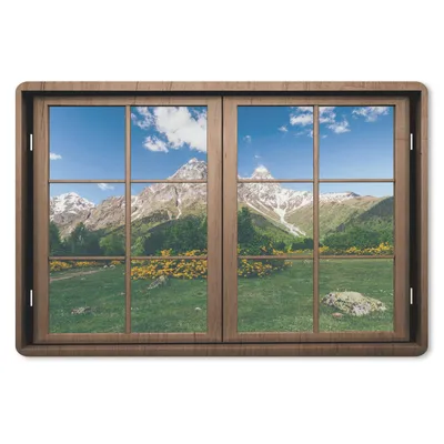 Produktbild von MuchoWow® Mauspad Mousepad Aussicht - Berg - Natur 27x18 cm - Mousepads - Maus Mat - Pad - Mausunterlage - Büroartikel - Desk Matten