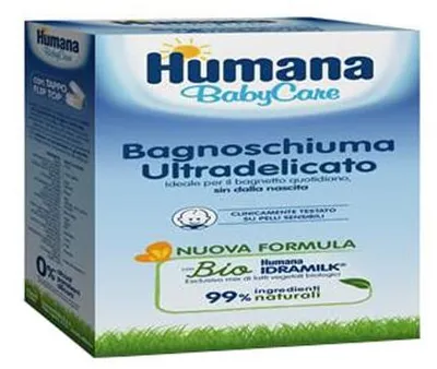 Immagine prodotto di Humana Baby Care Bagnoschiuma 200 Ml