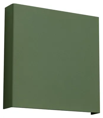Image de Applique murale VANTA vert olive 2xG9 8 W acier 15 x 2,4 x 15 cm Sollux Lighting