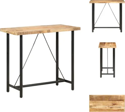 Obrázok produktu pre vidaXL Barový stôl 120x58x107 cm Hrubé mangové drevo - Jedálenské stoly
