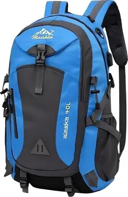 Image de Verk 14610 Sac à dos de randonnée 40L, bleu
