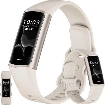 Produktbild von Smartwatch Damen Herren mit 1.1 Zoll AMOLED Display, 5ATM Wasserdicht, 100+ Sportmodi, Fitness Uhr Aktivitätstracker für Android iOS