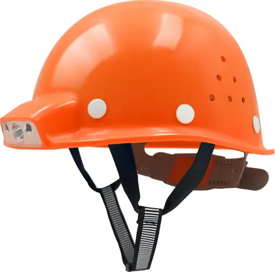Produktbild von Mustbau MBU-ZC111-ORA Bauhelm,Schutzhelm,Arbeitshelm,Bauarbeiterhelm, USB-Ladegerät-Licht, 53-62cm Einstellbar