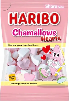 Obrázok produktu pre Haribo Chamallows Srdiečka 175 g
