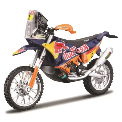 Productafbeelding van Model Motorfiets - Replica Fiets - Verzamelen en Tonen - Zeer Gedetailleerd - Schaal 1:18 - Oranje