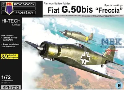 Immagine prodotto di Kovozavody Prostejov KPM-H7212 Fiat G.50bis Freccia Special markings