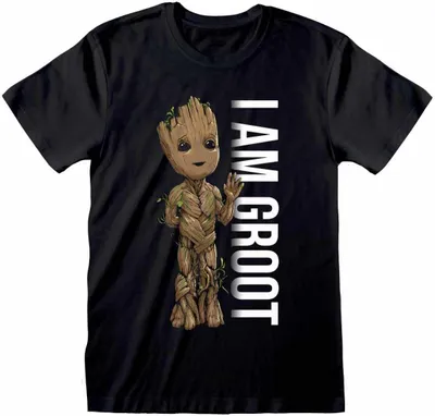 Obrázek produktu pro Strážci Galaxie Tričko I Am Groot Schwarz XL
