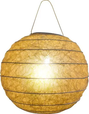 Produktbild von Deko-Leuchte Sarina, Pendel-Deckenlampe aus Natur-Materialien