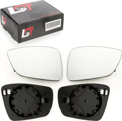 Produktbild von 2x Spiegelglas Außenspiegel heizbar links rechts Set für VW für Seat für Skoda