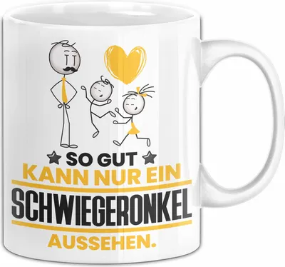 Produktbild von Schwiegeronkel Geschenk Tasse So Gut Kann Nur Ein Schwiegeronkel Aussehen Geschenkidee Kaffee-Becher (Weiß)
