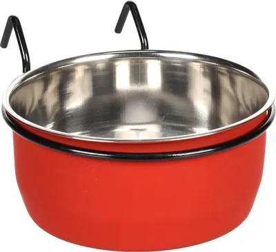 Produktbild von Flamingo Napf Avaro Haken rot/schwarz, Maße: 13 cm
