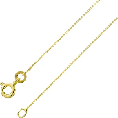 Produktbild von Ankerkette 0,5mm Gelbgold 333 8 Karat massiv poliert  40