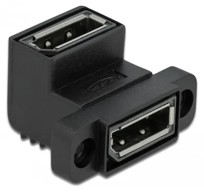 Produktbild von DELOCK Easy 45 DisplayPort Adapter gewinkelt 90°