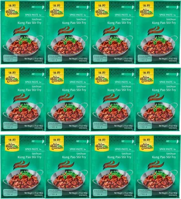 Produktbild von Asian Home Gourmet Gewürzpaste für Szechuan Kung Pao 12x50g
