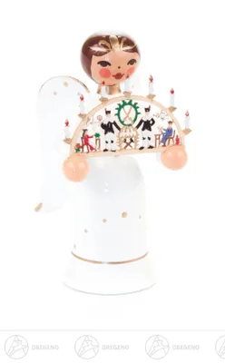 Zdjęcie produktu dla Miniatura aniołka z łukiem „Erzgebirge” Wysokość ok. 5,5 cm NOWOŚĆ