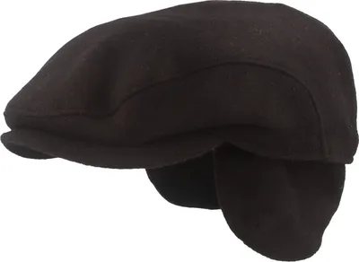 Einteilige GoreTex Schiebermütze mit Ohrenschutz von Hut-Breiter in schwarz