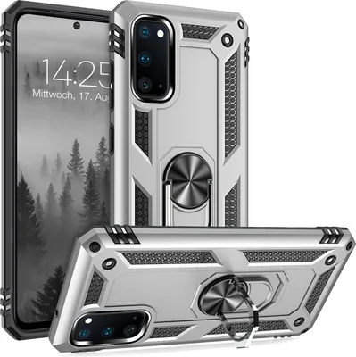 Produktbild von Armor Outdoor Handyhülle für Samsung Galaxy S20 Handy Panzer Case Cover Schutzhülle Farbe: Silber