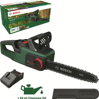Obrázok produktu pre Bosch AdvancedChain 36V-35-40, 14 m/s, 1,1 mm, Čierna, Zelená, Batérie, 2 Ah, 36 V