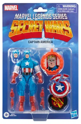 Produktbild von Marvel Legends Series Secret Wars Captain America, 4 Jahr(e), Mehrfarbig