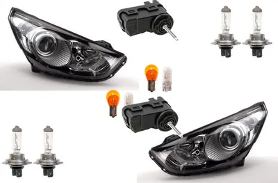 Produktbild von Johns, Scheinwerfer passend für Hyundai iX35 01/10-09/13 Leuchtmitt. Li Re + Stellmotor 921302B000 921303K000 921012Y000 921022Y000
