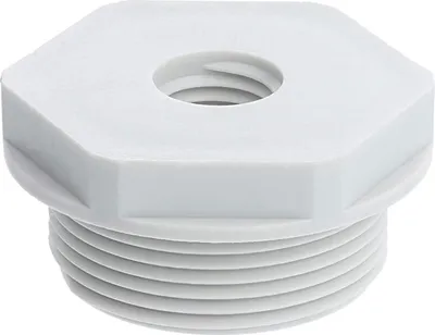 Produktbild von "Reduzierung M/M von M32x1,5 auf M12x1,5 KRM-M32/M12 Sechskant Polyamid (PA) Anschlussgewinde 10,0mm"
