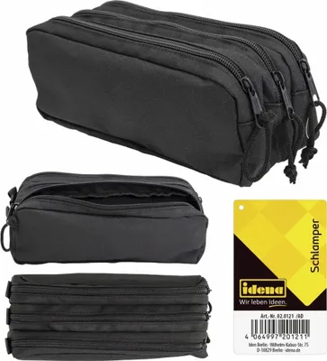 Produktbild von Idena Schlamper 3 Fächer  schwarz