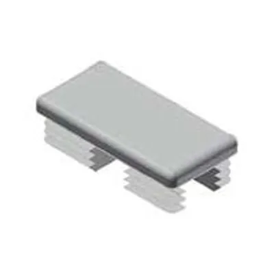 Zdjęcie produktu dla Zatyczka do stojaka podłogowego, z tworzywa sztucznego, szara – 30 x 80 mm
