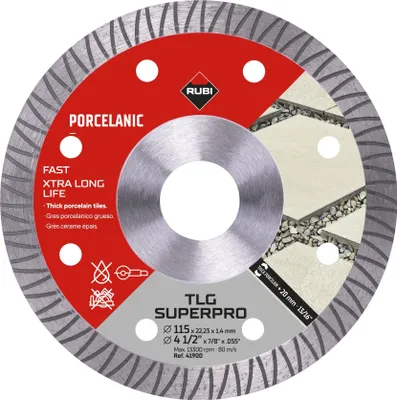 Image de Disque diamanté Rubi tlg 125 superpro pour la céramique et la pierre