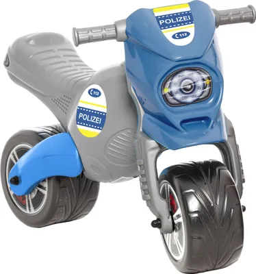 Produktbild von Dohany Rutscher Motorrad Fahrzeug Cross 8 Polizei Kinder Laufrad Lauflernrad