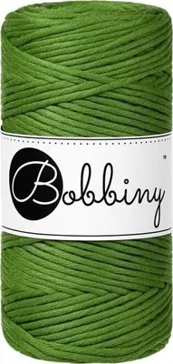 Obrázek produktu pro Bobbiny Macrame Cord 3 mm 100 m Moss Green Šňůra