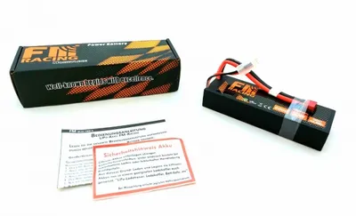 Produktbild von FM Lipo Akku 2S 7,4V 8000mAh 50C Hardcase mit T Plug