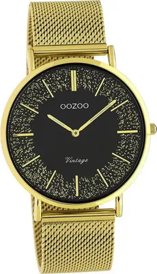 Image de Oozoo Femme Montre analogique or Vintage Series Bracelet en acier inoxydable D2UOC20137