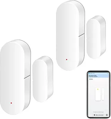 Produktbild von WiFi-Türsensor: Smart Open/Closed Detektoren, Benachrichtigung mit drahtlosen Fenstersensor-Apps, Contact Home Security, Fit Alexa Google Assistant (2