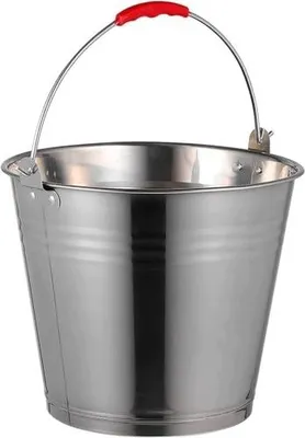 Zdjęcie produktu dla Wiadro metalowe 4 litry do wody czyszczenia ogrodowe wielofunkcyjne