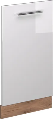 Produktbild von Geschirrspülblende Vicco Fame-Line Weiß Hochglanz 45 cm ohne Arbeitsplatte, Model 54299