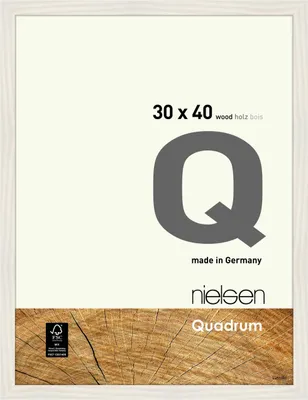 Produktbild von nielsen Holz Bilderrahmen Quadrum, 30x40 cm, Weiß
