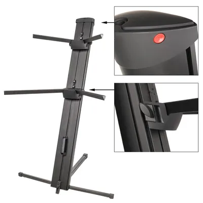 Obrázok produktu pre V-TONE DELUXE K2 Keyboard Stand Double Adjustable