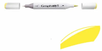 Obrázek produktu pro Lihová fixa GRAPH'IT oboustranná Brush & Chisel, Sun