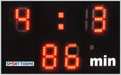 Produktbild von Sport-Thieme Anzeigetafel "Derby 19 RC"