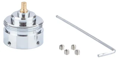 Produktbild von Eurotronic Danfoss RAVL Metalladapter, Heizkörperthermostat Zubehör, Anschluss 26mm