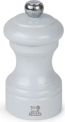 Produktbild von PEUGEOT Salzmühle BISTRO 10cm Hellgrau Buchenholz Lackiert Stahlmahlwerk
