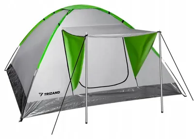 Productafbeelding van Trizand 23481 Montana-tent voor 4 personen, groengrijs