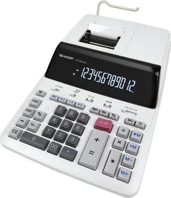 Produktbild von Sharp CS-2635 LW druckender Tischrechner